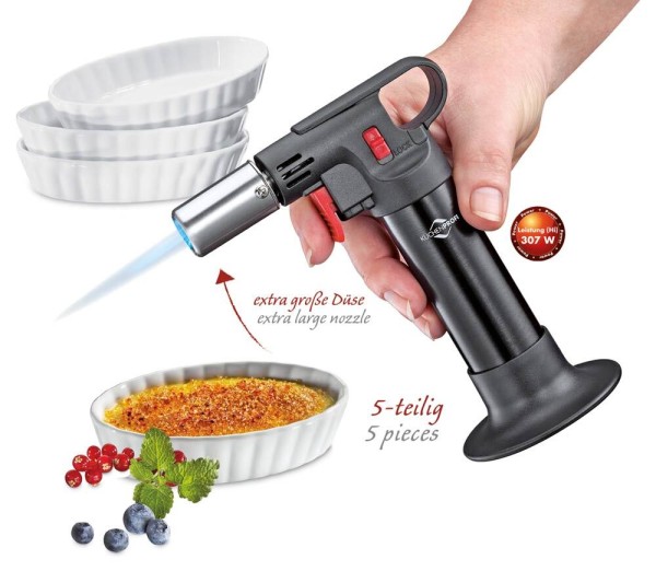 Küchenprofi Flambierbrenner Crème Brûlée Brenner CLASSIC 15 cm