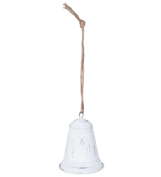 Glocken-Set Zink Weiß Weihnachtsglocke 3 Stück Nikolaus Weihnachtsdeko