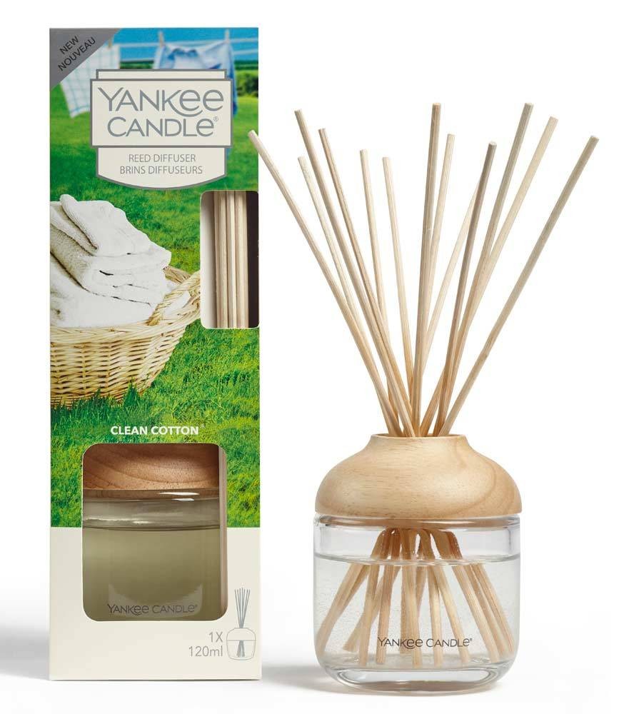 Yankee Candle Reed Diffuser Clean Cotton Raumduft 120 ml