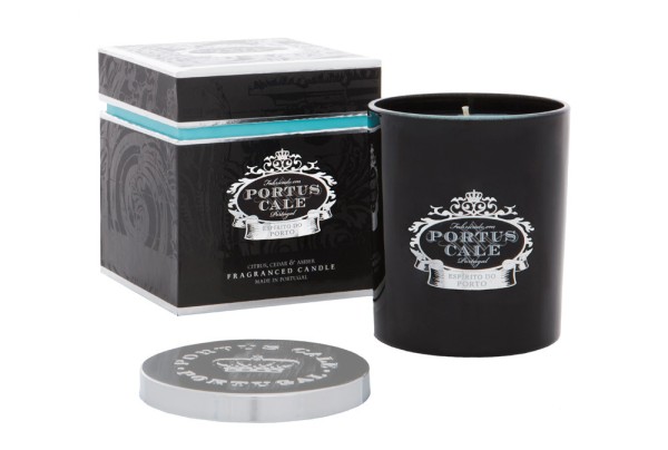 Castelbel Portus Cale Black Edition Duftkerze Candle im schwarzen Glasbehälter