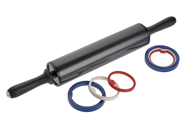 Küchenprofi Teigrolle verstellbar BAKE Nudelholz Antihaftbeschichtet