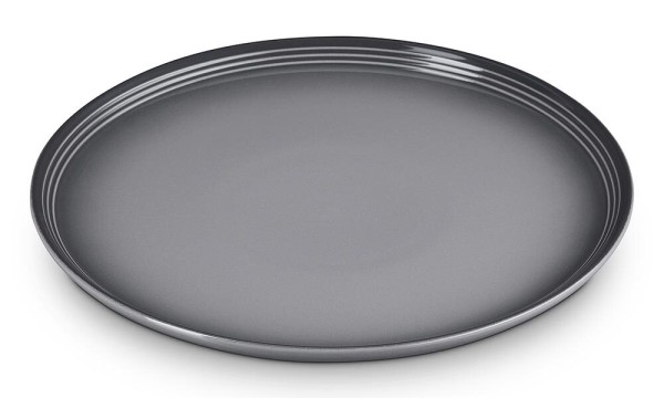 Le Creuset Speiseteller Coupe Steinzeug Flint Grau 27cm