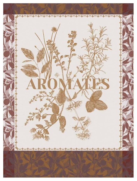 Le Jacquard Français Geschirrtuch Epices & Aromates Cannelle 60x80 Baumwolle
