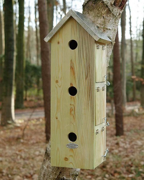 Vogelhaus Spatzenvilla Vogelfutterhaus Nistkasten Holz 51cm