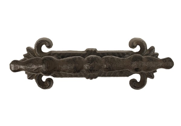 Möbelgriff Griff Schubladengriff Antik-Stil Gusseisen Braun 16,5cm