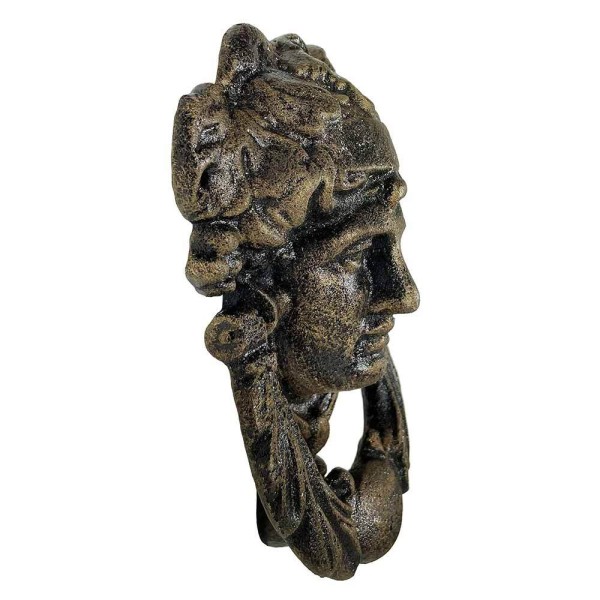 Türklopfer Medusa Gusseisen Bronze Optik Griechische Mythologie Antik-Stil