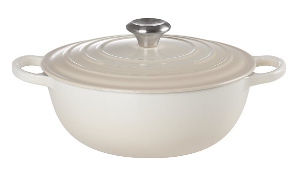 Le Creuset La Marmite Signature Familientopf Gusseisen Meringue 26cm