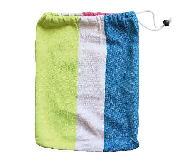 Hängematte XXL für 2 Personen Outdoor Bunte Streifen 200cm x 150cm Bis 240kg