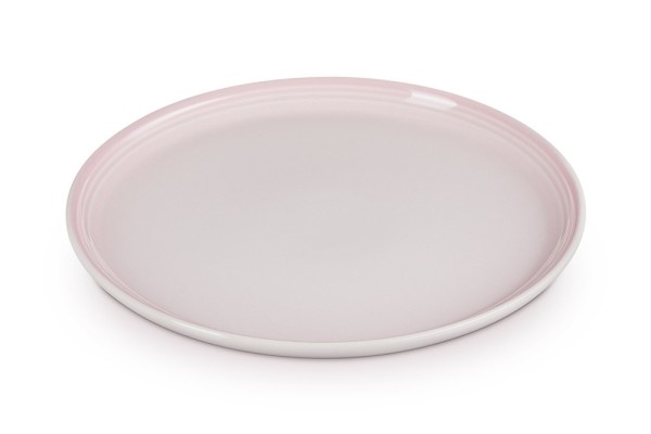 Le Creuset Frühstücksteller Coupe Steinzeug Shell Pink 22cm