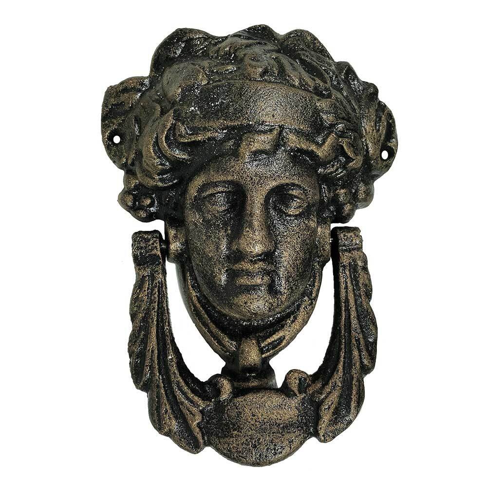 Türklopfer Medusa Gusseisen Bronze Optik Griechische Mythologie Antik-Stil