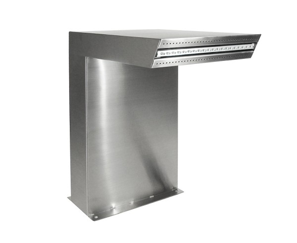Ubbink STRAIGHT Wasserfall Element Edelstahl 54x30x42cm