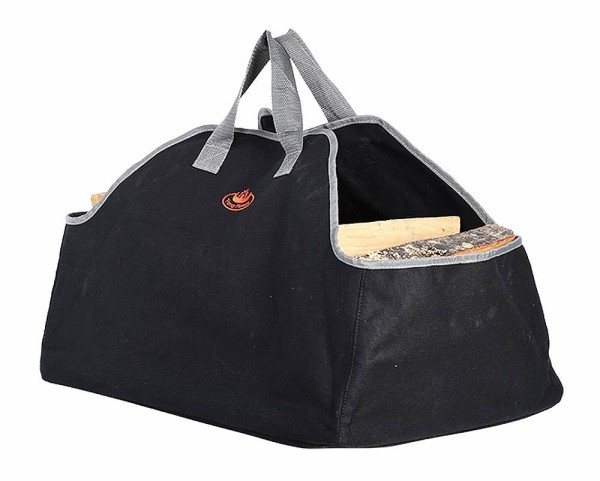 Kaminholz Tragetasche Feuerholzträger Brennholz Träger Schwarz