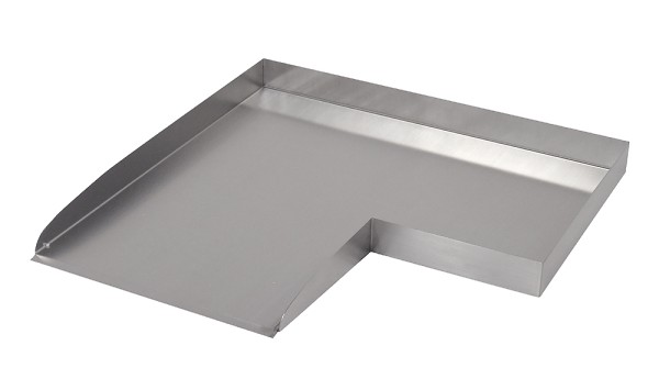 Ubbink Edelstahl-Bachlauf WOLGA Element 90° Ecke Links
