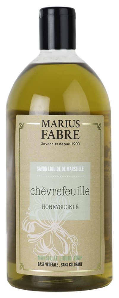 Marius Fabre Flüssigseife Geißblatt (Chèvrefeuille) mit Bio-Olivenöl – 1L