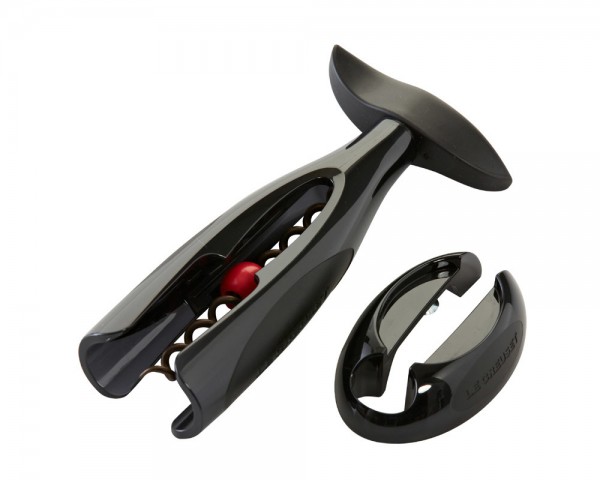 Le Creuset Activ-Ball GS-200 Korkenzieher Schwarz mit Kapselabschneider