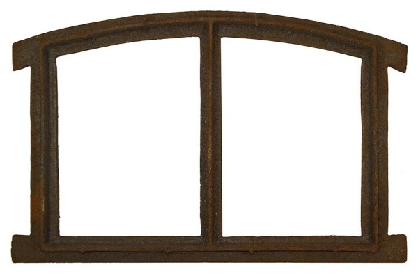 Stallfenster klein Gusseisen Rostig Giebelfenster Nostalgie Antik-Stil 27x42cm