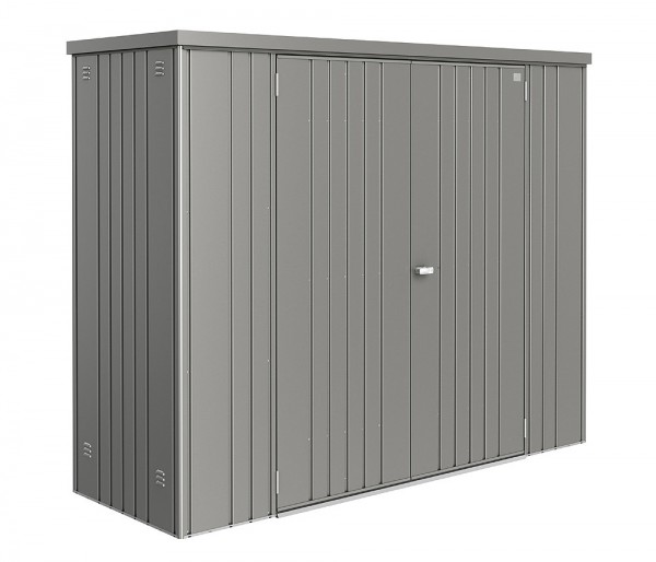 Biohort Geräteschrank 230 Aufbewahrungsschrank 227x83x182,5cm Quarzgrau-Metallic