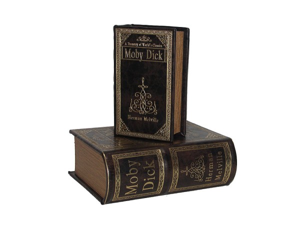 Hohles Buch Geheimfach MOBY DICK Buchversteck Buchsafe Antik-Stil