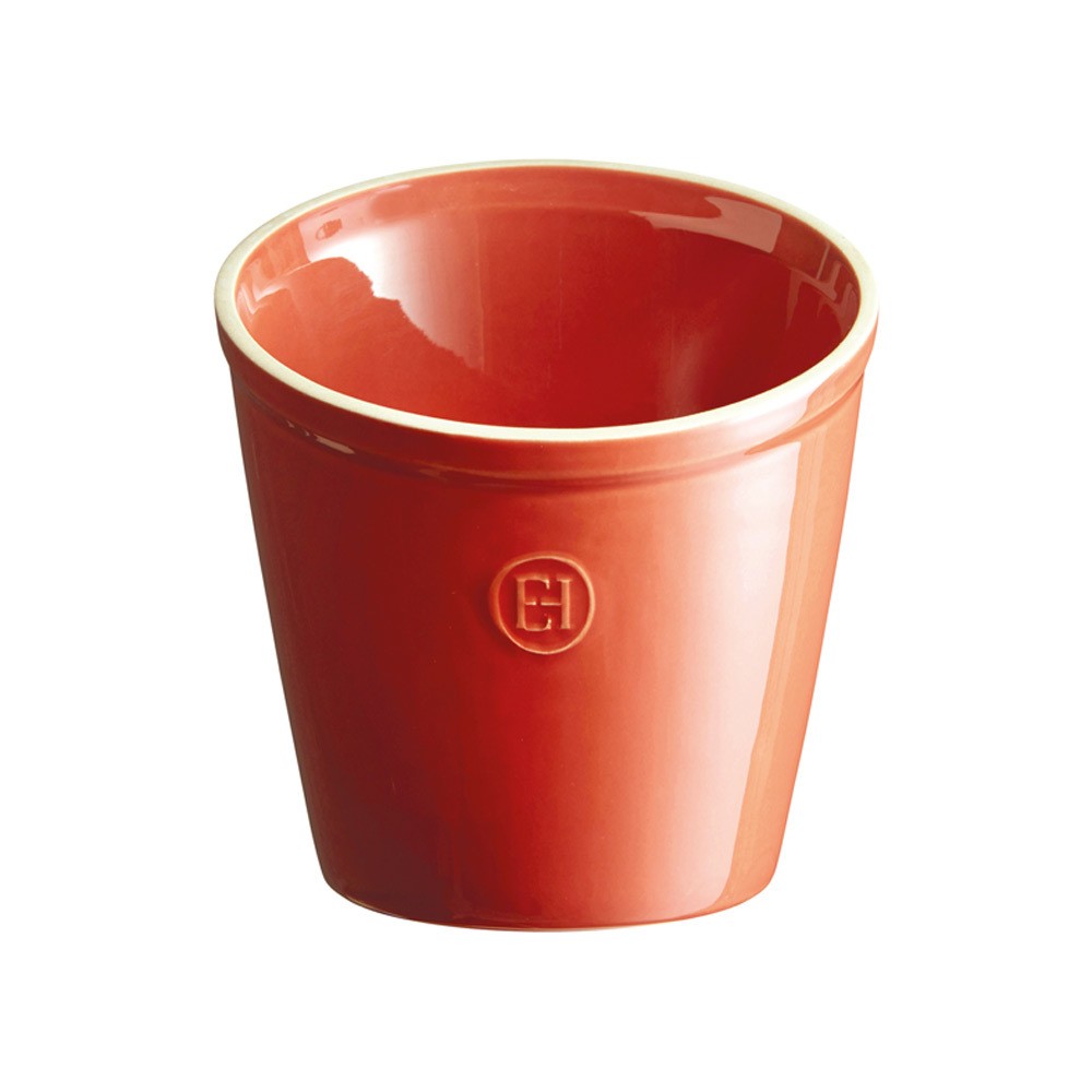 Emile Henry Utensilien-Behälter HR Ceramic® Kochkellen Topf  Rot 1L