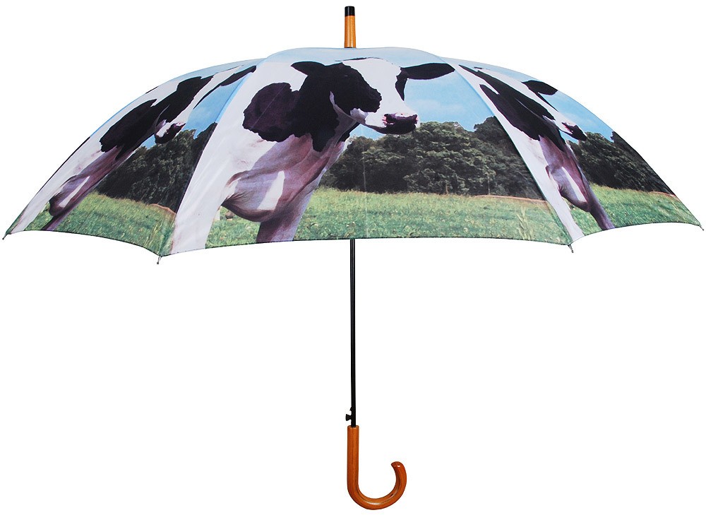Regenschirm Kuh Stockschirm für 2 Personen Bauernhof Ø 120cm