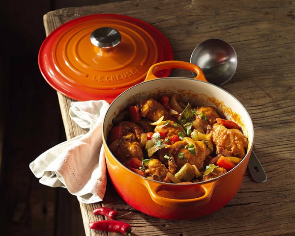 Le Creuset Bräter Signature Rund Gusseisen Ofenrot 18cm
