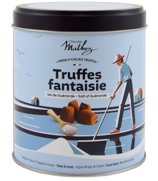 Mathez Truffes Fantaisie Schokoladentrüffel mit Guérande-Salz Konfekt 250g