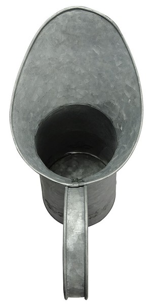 Deko Vase Kanne Zink Lilie für Trockenblumen Vintage-Deko Zinkkrug Landhausstil