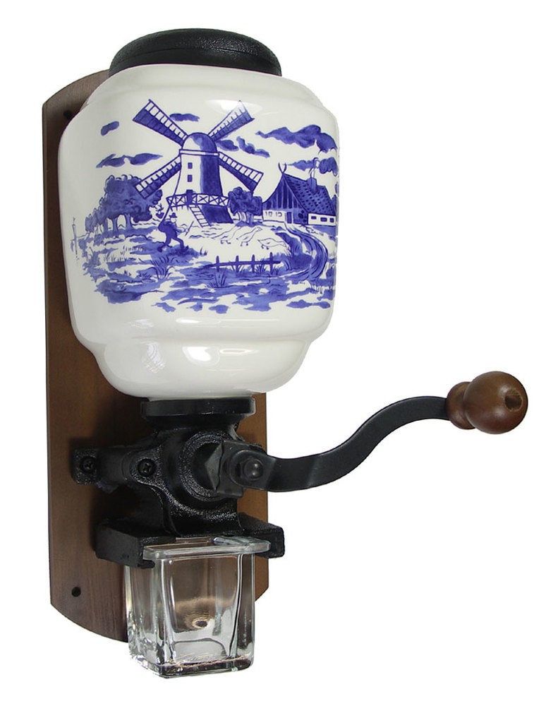 Wandkaffeemühle Nostalgie Deko Kaffeemühle Motiv Windmühle Antik-Stil Wandkaffeemühle Nostalgie Deko Kaffeemühle Motiv Windmühle Antik-Stil