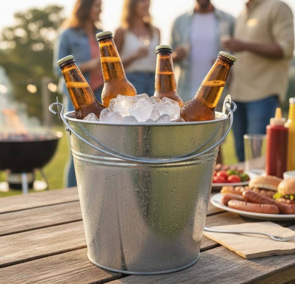 Getränkekühler Sektkühler mit Flaschenöffner Weinkühler Champagnerkühler