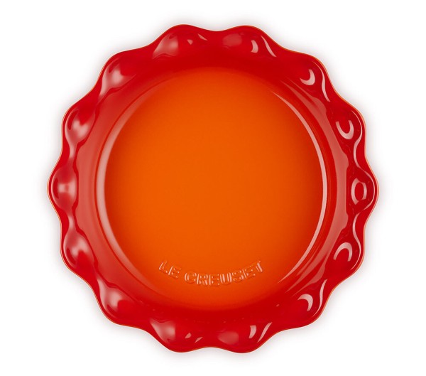 Le Creuset Pie-Form Kuchenform Steinzeug Ofenrot 23cm