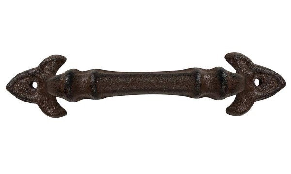Möbelgriff rustikal Schubladengriff braun Antik-Stil Gusseisen 20cm