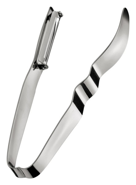 Küchenprofi Gemüse- & Spargelschäler mit 2 Klingen Edelstahl