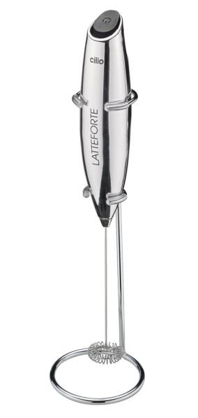 Cilio Milchaufschäumer LATTEFORTE Milchschäumer Chrom