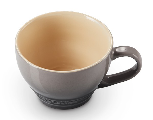 Le Creuset Cappuccino Tasse Steinzeug Flint Grau 400ml