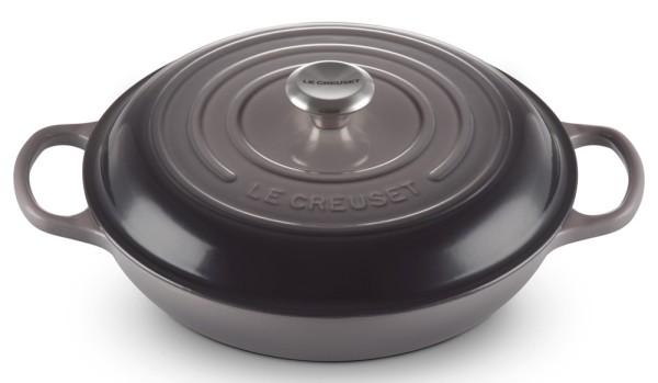 Le Creuset Gourmet-Profitopf Signature Gusseisen Flint Grau 30cm