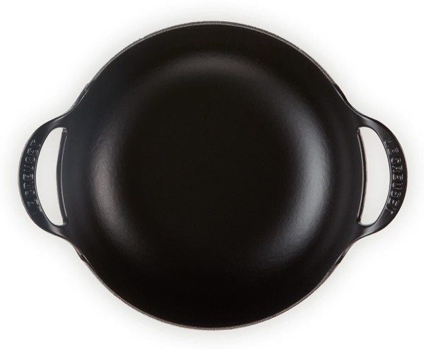 Le Creuset Balti Dish Schmorbräter Gusseisen Meringue 24cm