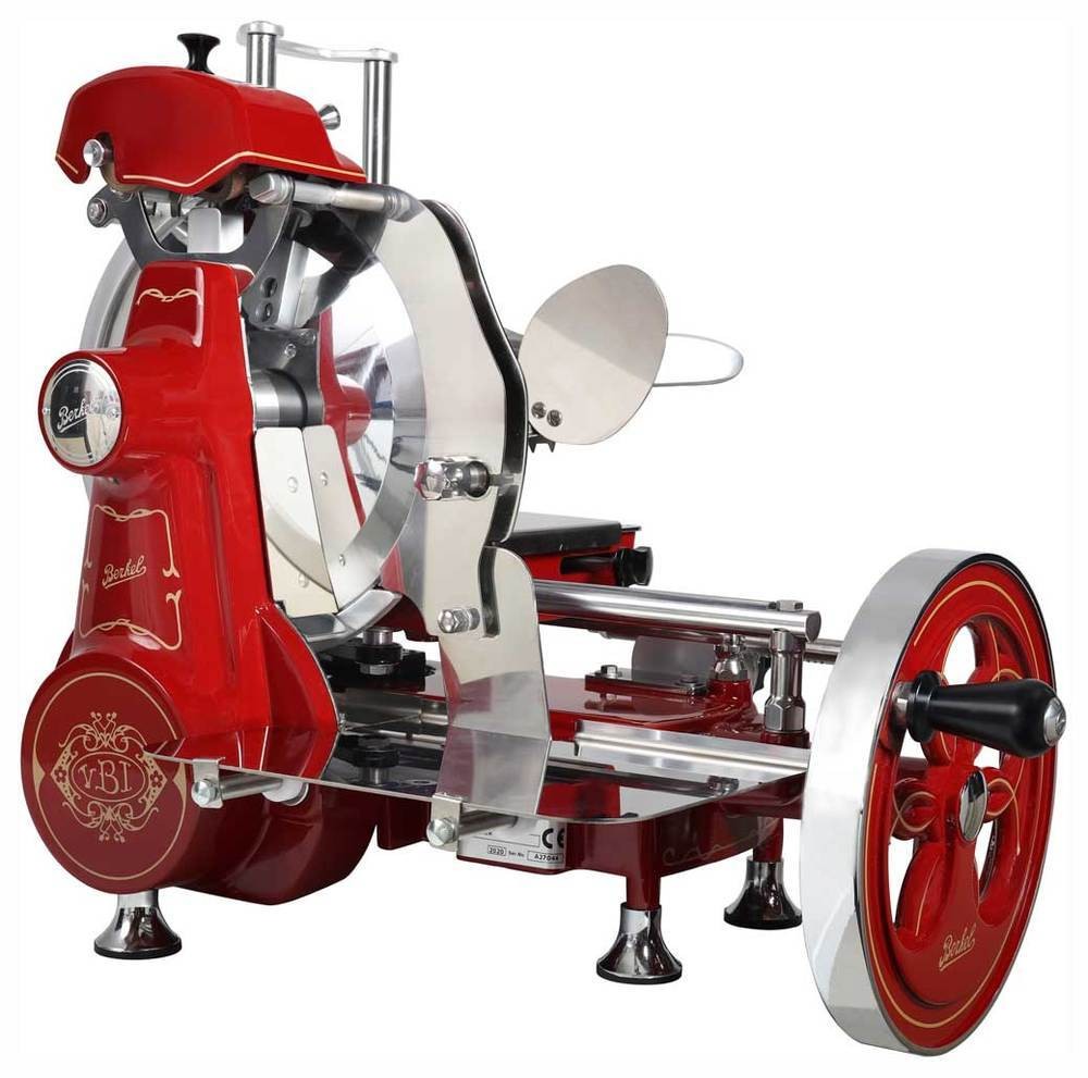 Berkel Volano B2 Rot Aufschnittmaschine mit Schwungrad Red
