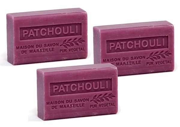 3 x Provence Seife Patchouli – Karité a`60g