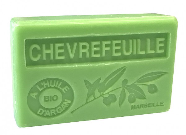 Bio-Arganöl Seife Chevrefeuille (Geißblatt) – 100g