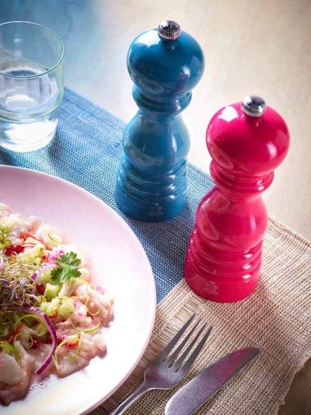 Peugeot Paris Pfeffermühle Holz Grau Pazifikblau U-Select 18cm