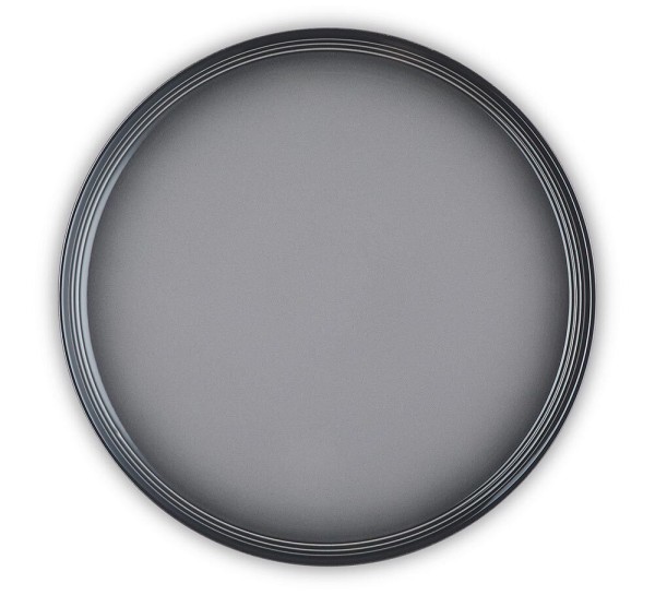 Le Creuset Speiseteller Coupe Steinzeug Flint Grau 27cm