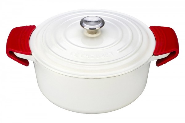 Le Creuset Silikon Griffschutz 2er-Set Kirschrot