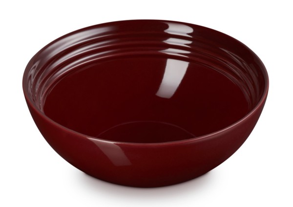 Le Creuset Müslischale Steinzeug Garnet (Rhone) Bordeaux-Rot 16cm