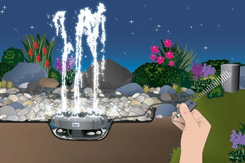 Oase Water Trio Wasserspiel mit 3 Düsen