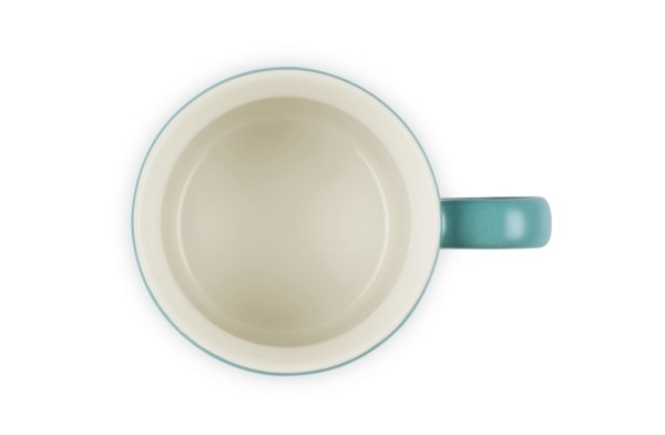 Le Creuset Tasse Becher Steinzeug Bleu Riviera Blau