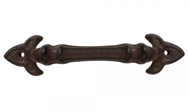Möbelgriff rustikal Schubladengriff braun Antik-Stil Gusseisen 20cm