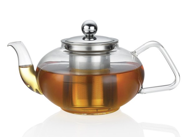 Küchenprofi Teekanne TIBET Glas mit Filtereinssatz Edelstahl 800ml
