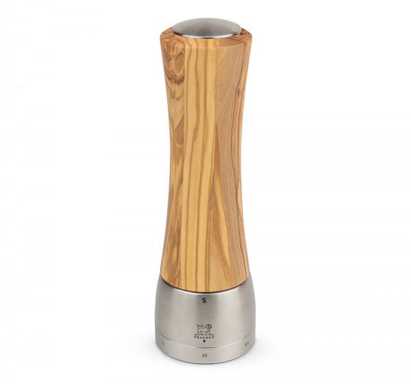 Peugeot Madras Salzmühle Edelstahl Olivenholz U-Select 21cm