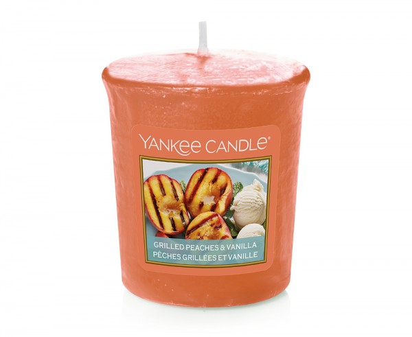 Yankee Candle Votivkerze Grilled Peaches & Vanilla 49 g