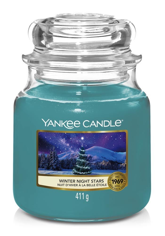 Yankee Candle Duftkerze Winter Night Stars Weihnachtsduft 411 g